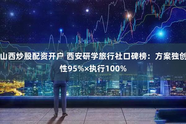 山西炒股配资开户 西安研学旅行社口碑榜：方案独创性95%×执行100%
