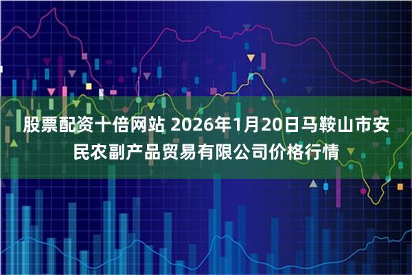 股票配资十倍网站 2026年1月20日马鞍山市安民农副产品贸易有限公司价格行情